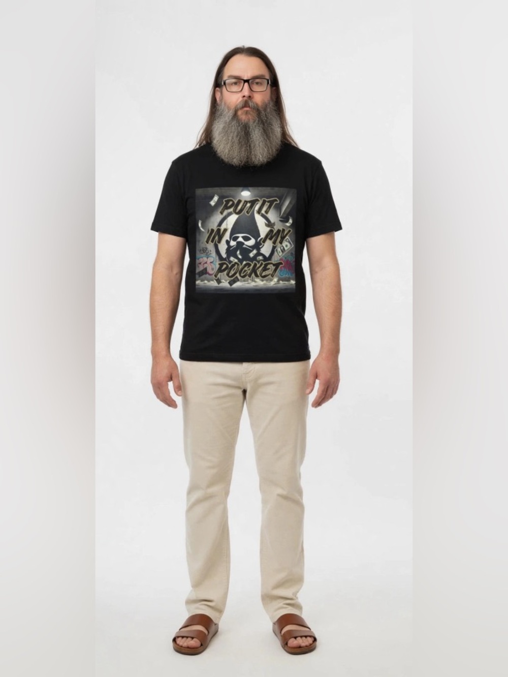 Gnome Silhouette P.I.M.P – “Put-It In My Pocket” Shirt